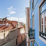 アパート Alfama St George Castle District Fabulous 3 Bedrooms 2 Bathrooms Ac Balcony 1st Floor 19th Century Building